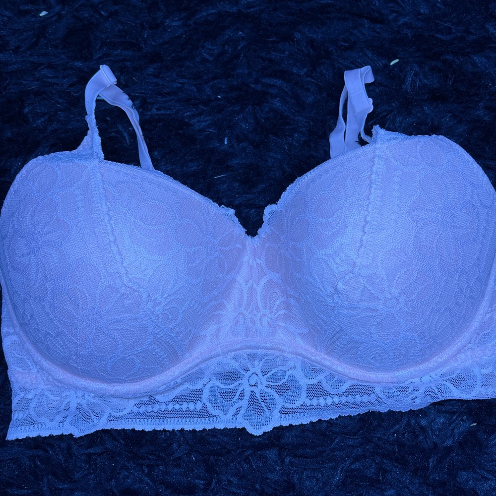 Light Pink PINK bralette w Light Padding Large
